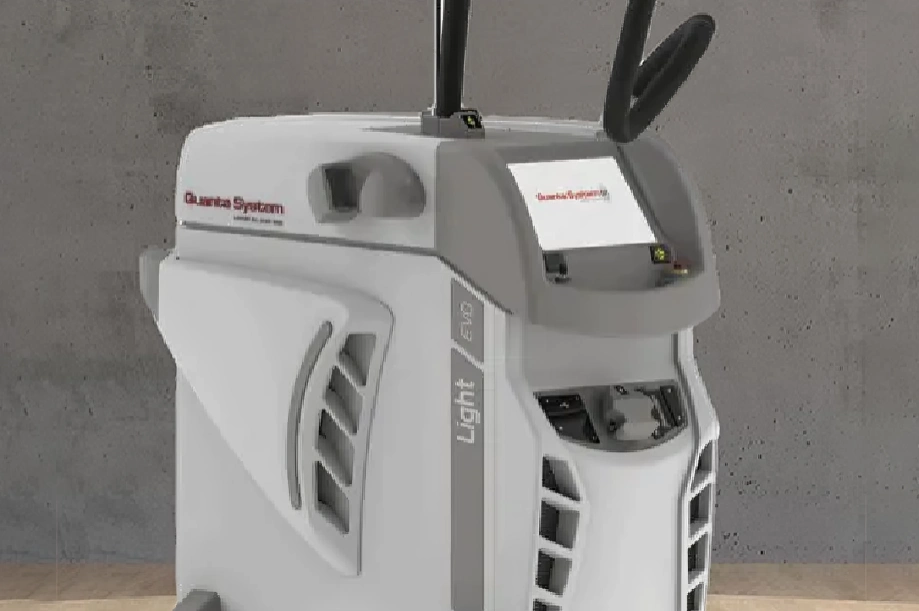 Evo Light laser device at LLA used for spider veins, pigment correction, rosacea, and hair removal.