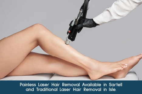Laser Hair removal in Sartell and Isle